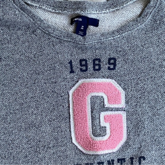 GAP Kids Grey Sweatshirt - Girls 8 Years Old - Picture 2 of 3